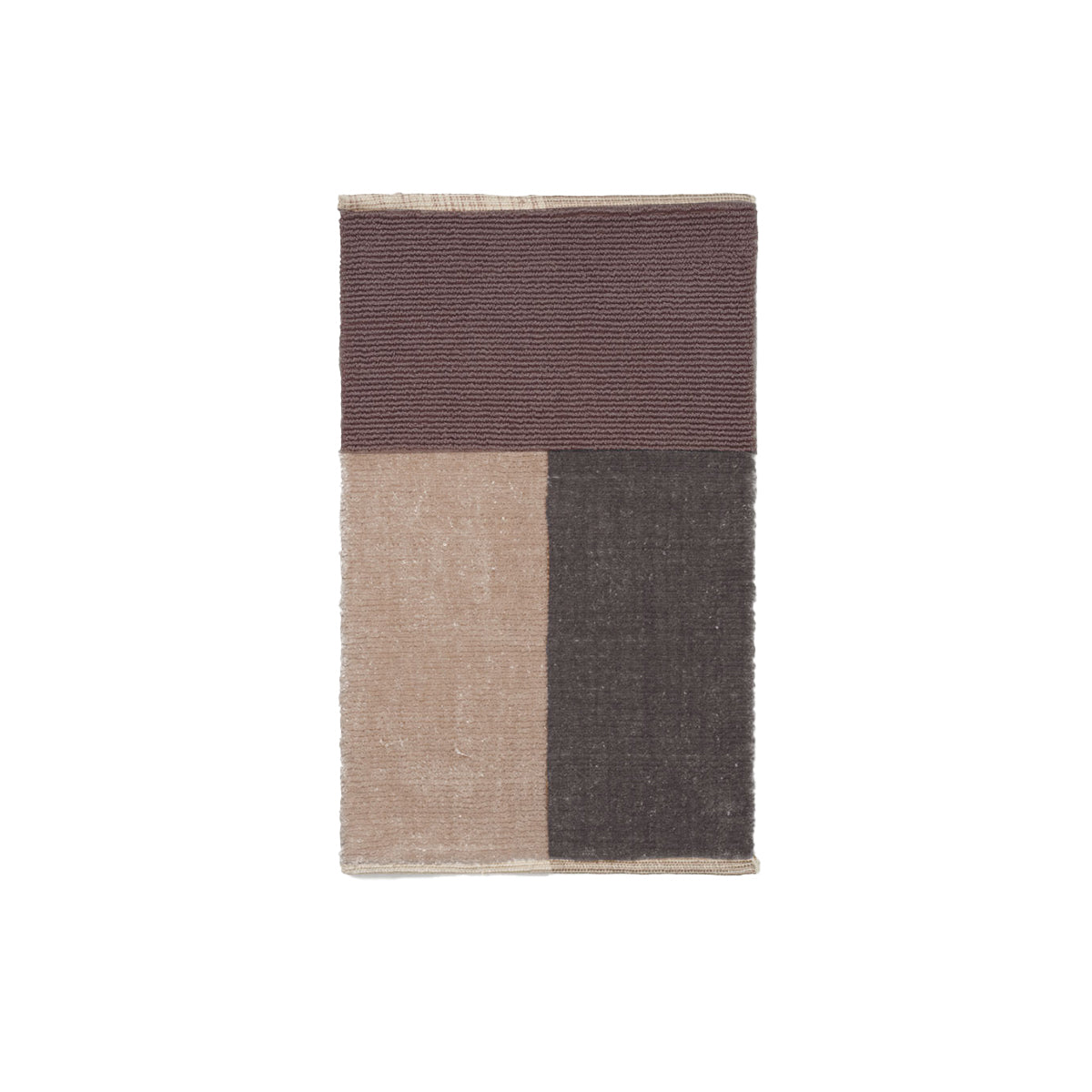 Ferm Living - Pile bathroom mat brown - Taninihome.com