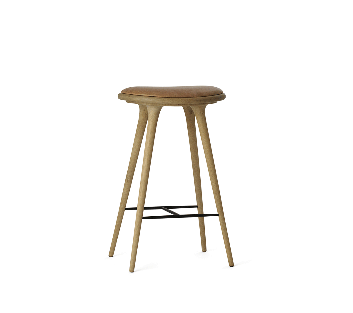 Mater - High Stool H. 74 cm Rovere saponato - Taninihome.com