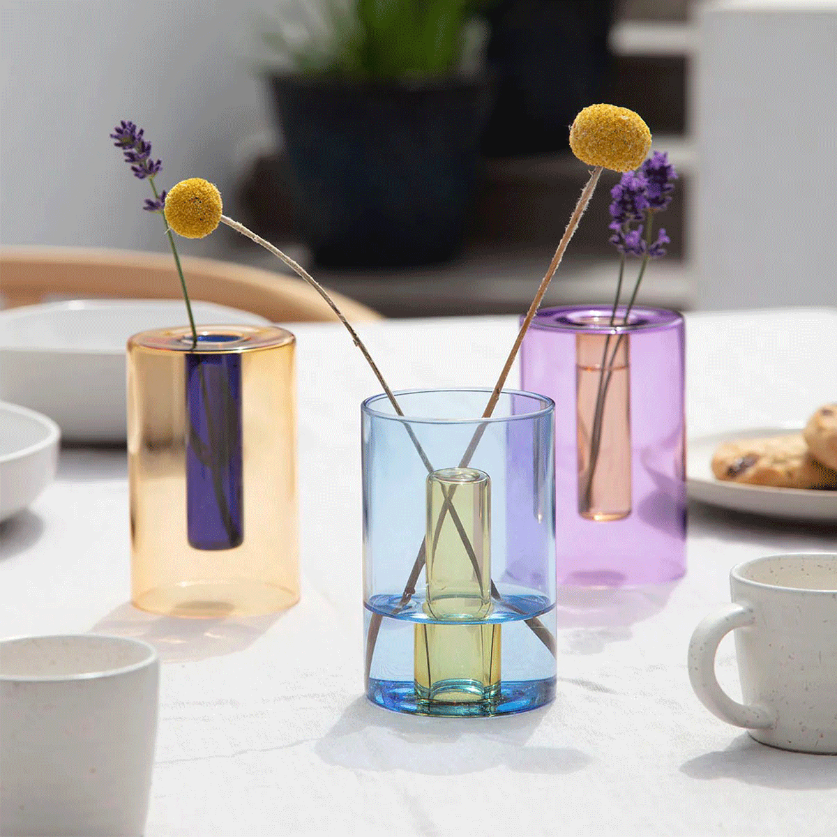 Block design - Small Reversible Vase - Taninihome.com