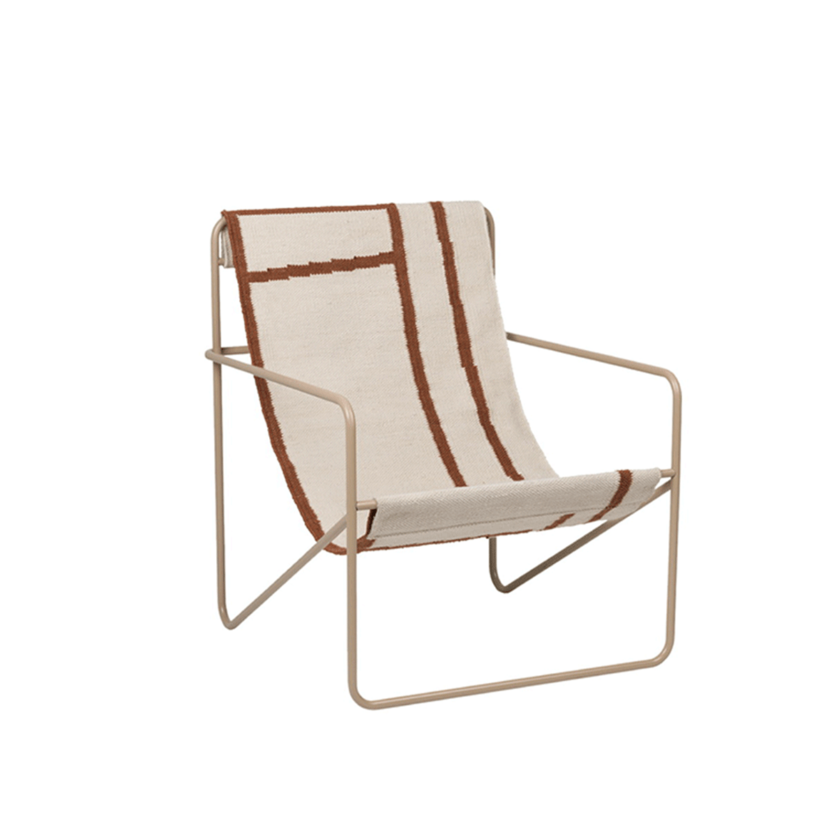 Ferm Living - Desert Lounge Chair Crema Beige - Taninihome.com
