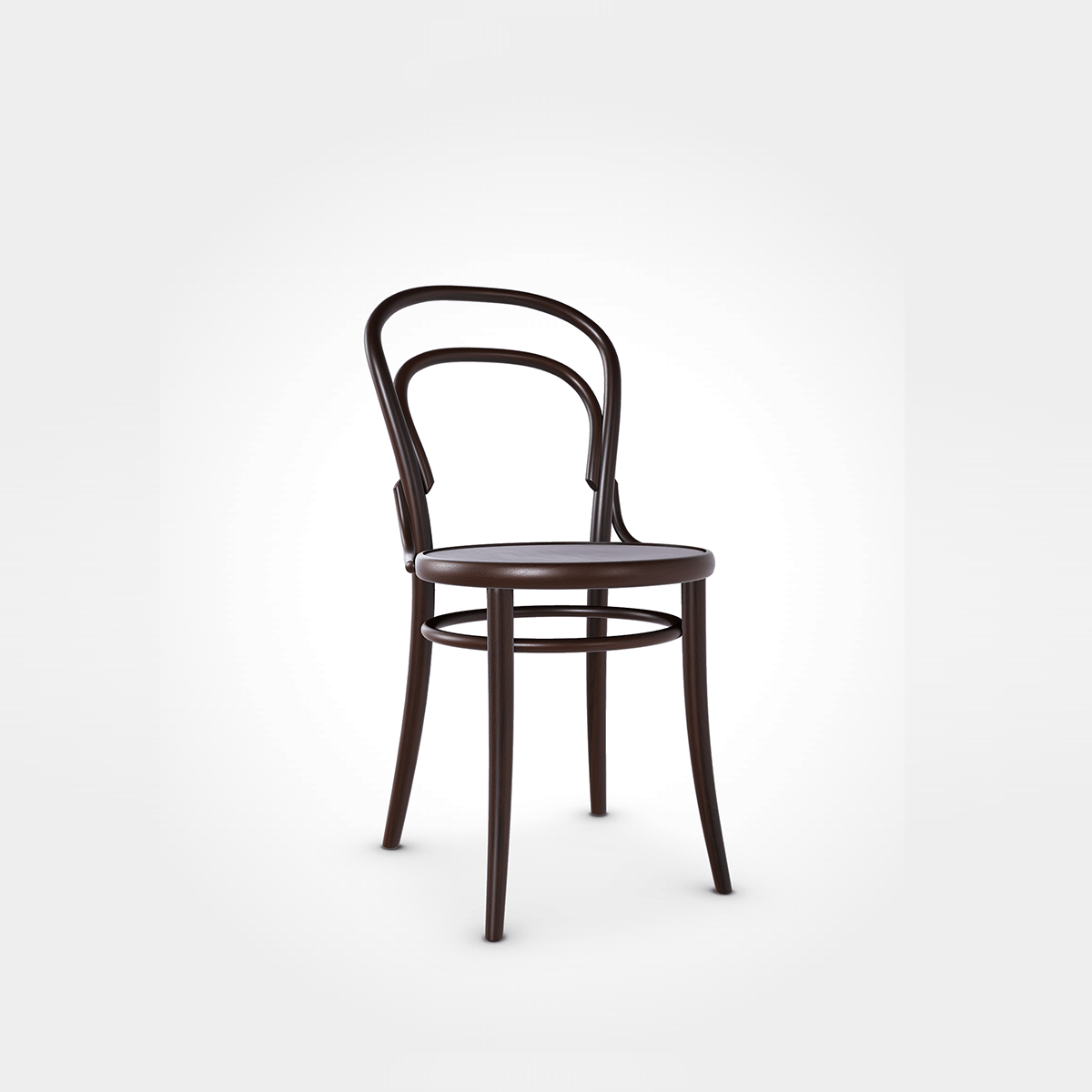 Ton - Sedia 14 Marrone Scuro - Taninihome.com