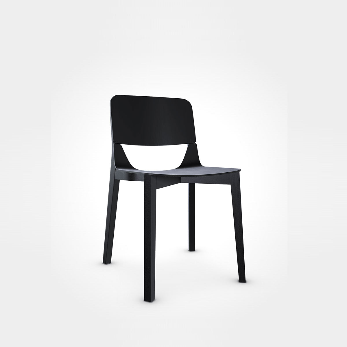 Ton - Sedia Leaf Nero - Taninihome.com