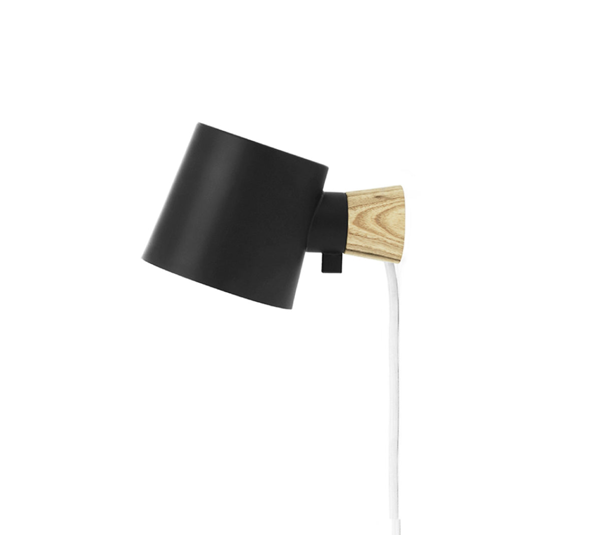 Rise wall lamp black