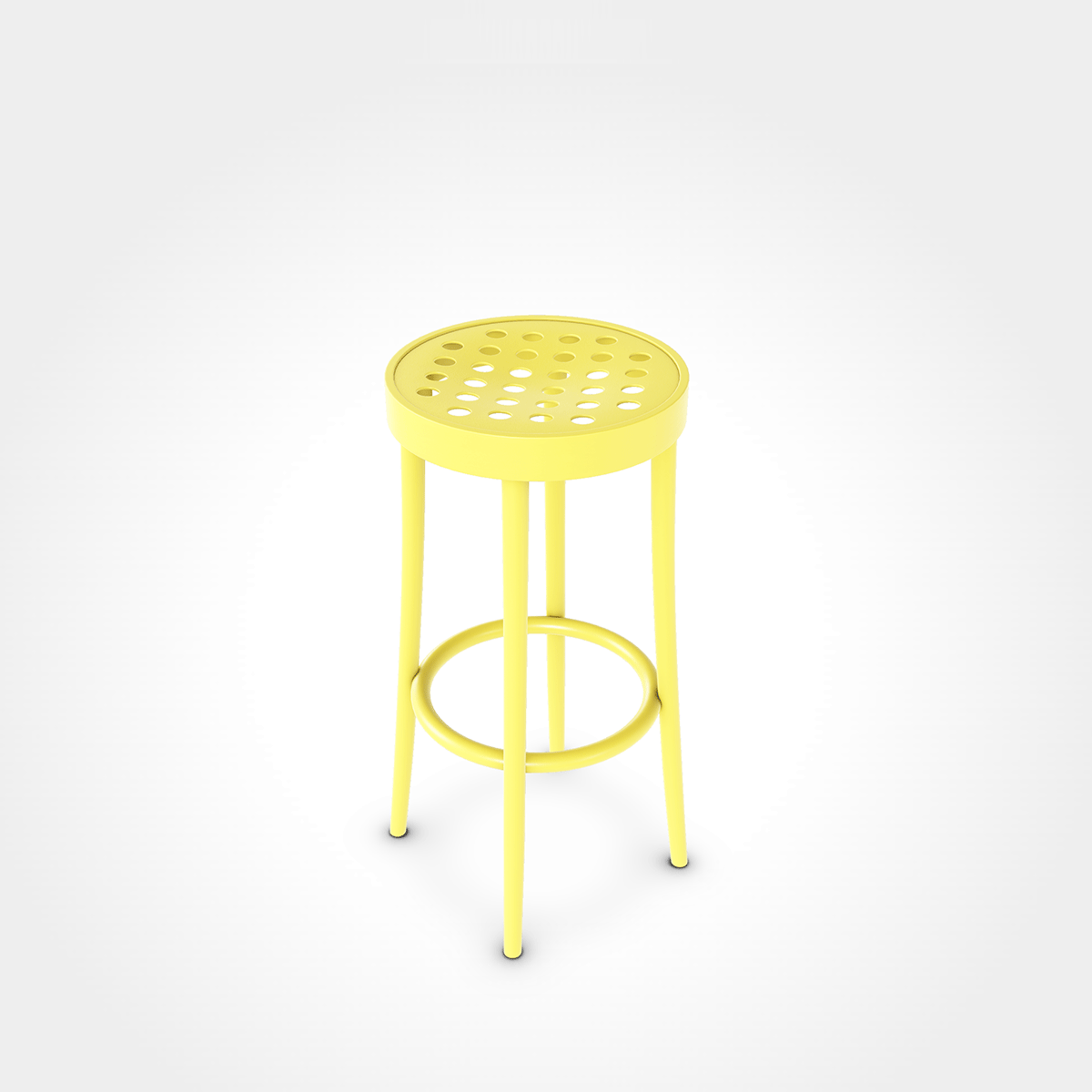 Ton - Sgabello 822 Giallo - Taninihome.com