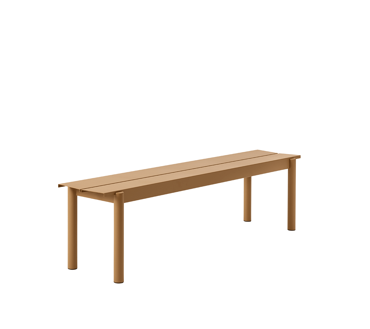Muuto - Linear Steel Bench 170 burnt orange - Taninihome.com