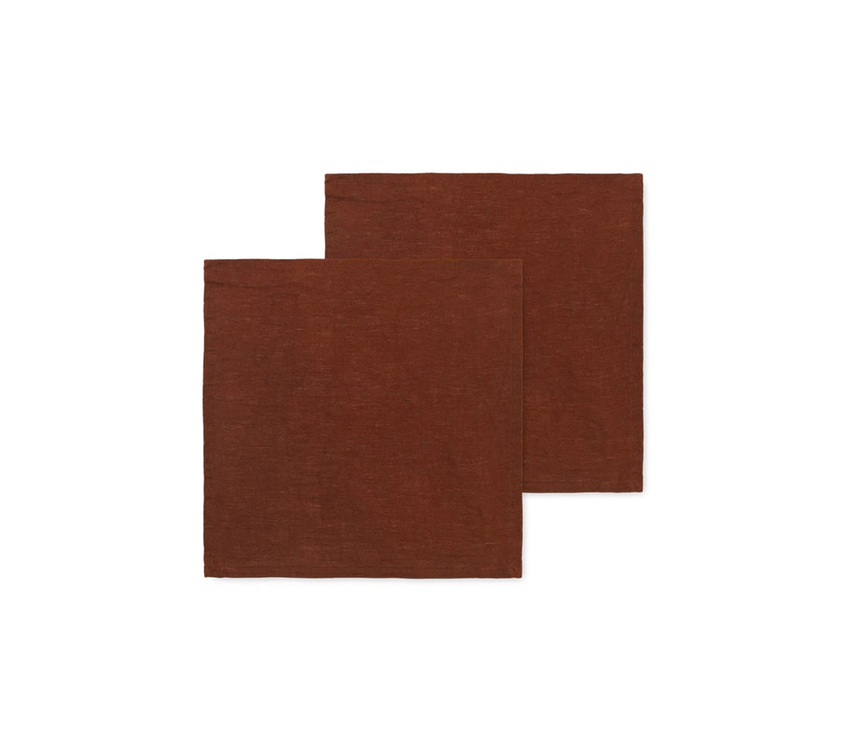 Ferm Living - Linen Napkins - Cinnamon - Taninihome.com