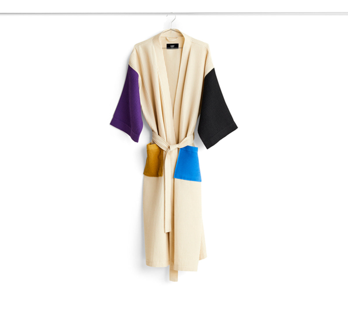 Hay - Waffle Bathrobe cream multi - Taninihome.com