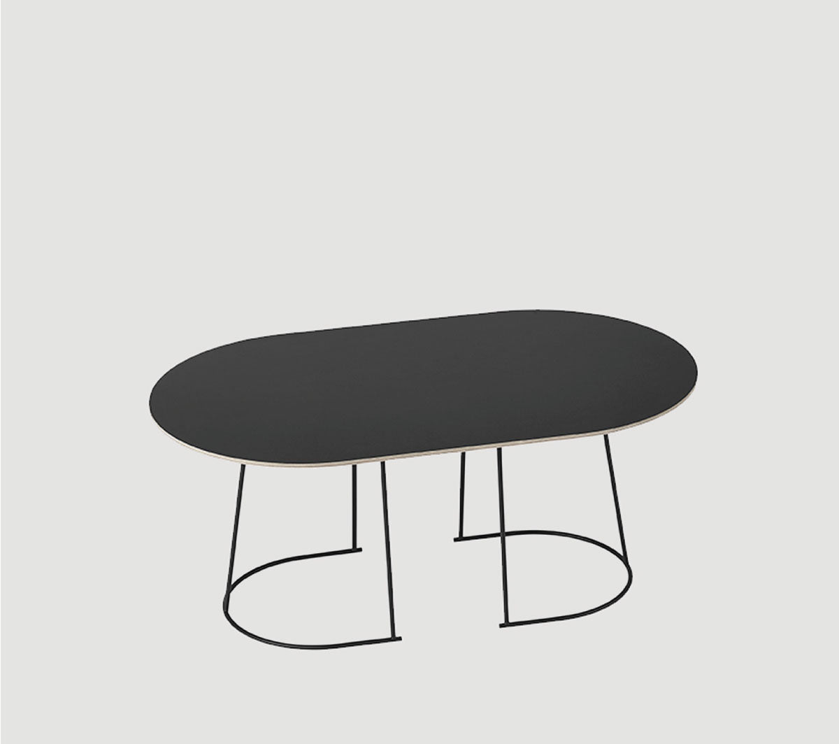 Muuto - Airy Coffee Table Medium black - Taninihome.com