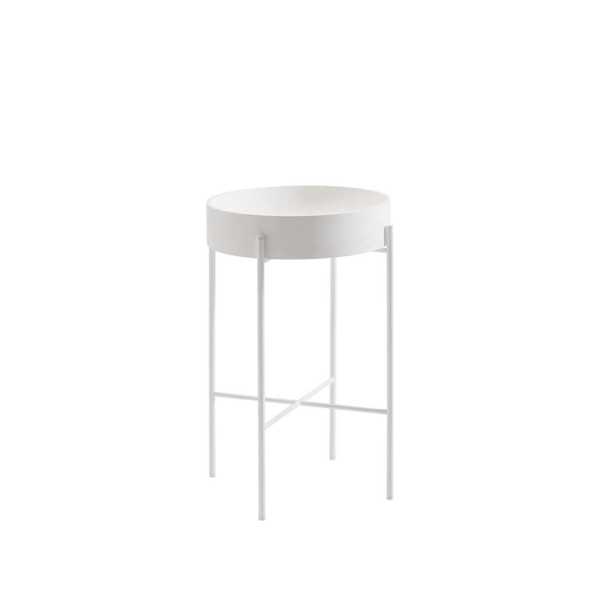 Ex.t - Stand Round Console Bianco - Taninihome.com