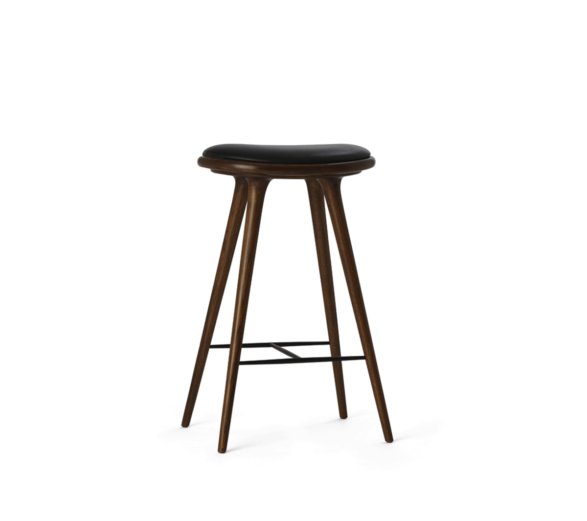 Mater - High Stool H. 74 cm Rovere tinto scuro - Taninihome.com