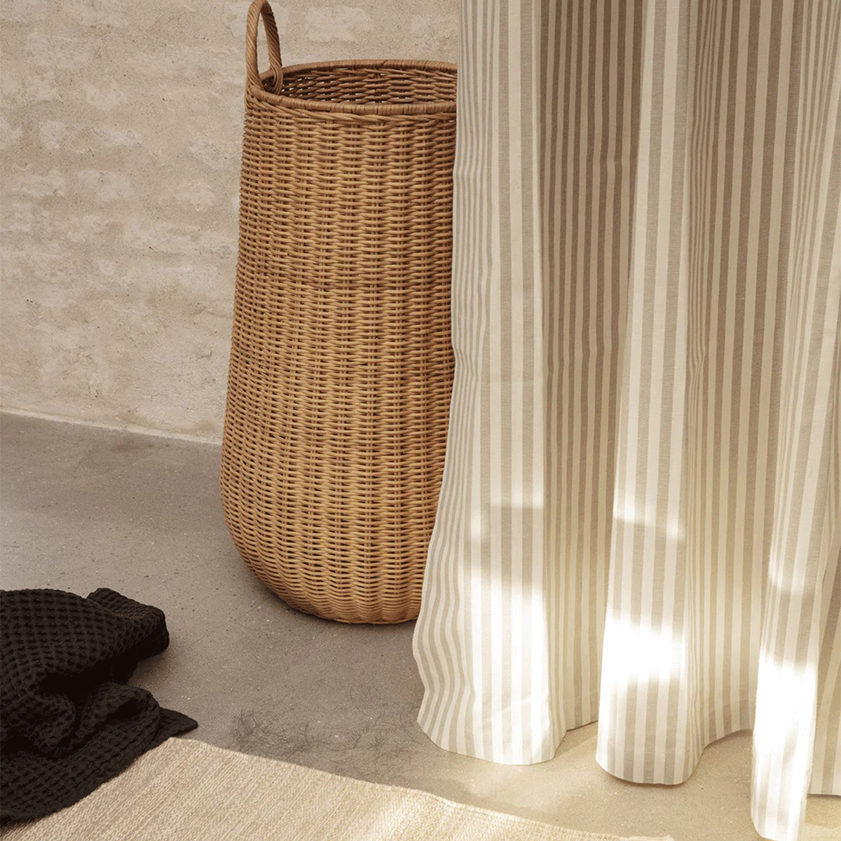 Ferm Living - Chambray Shower Curtain - Taninihome.com