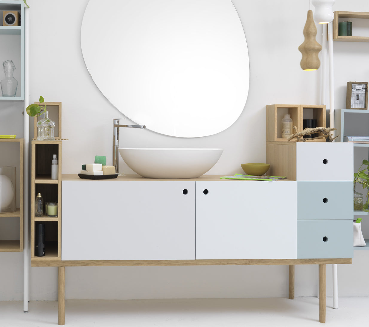 Tanini Basic - Collage Vanity Unit - Taninihome.com