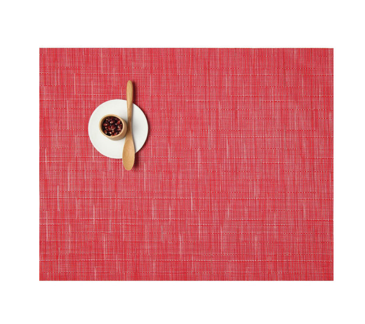 Chilewich - Placemat BAMBOO Rectangle red - Taninihome.com