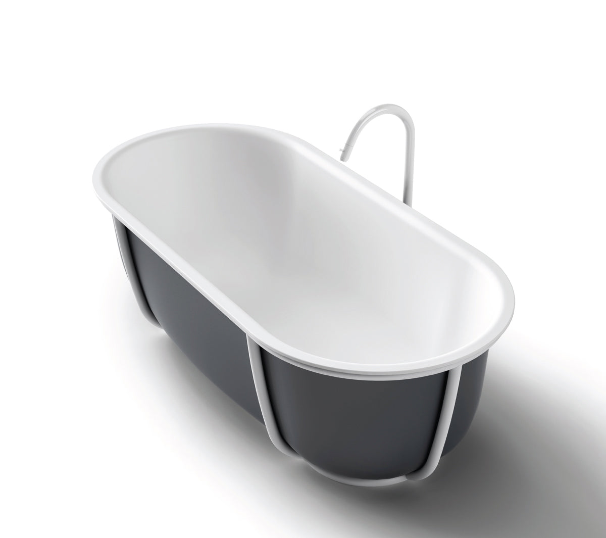 Agape - Cuna vasca bianco/grigio - Taninihome.com