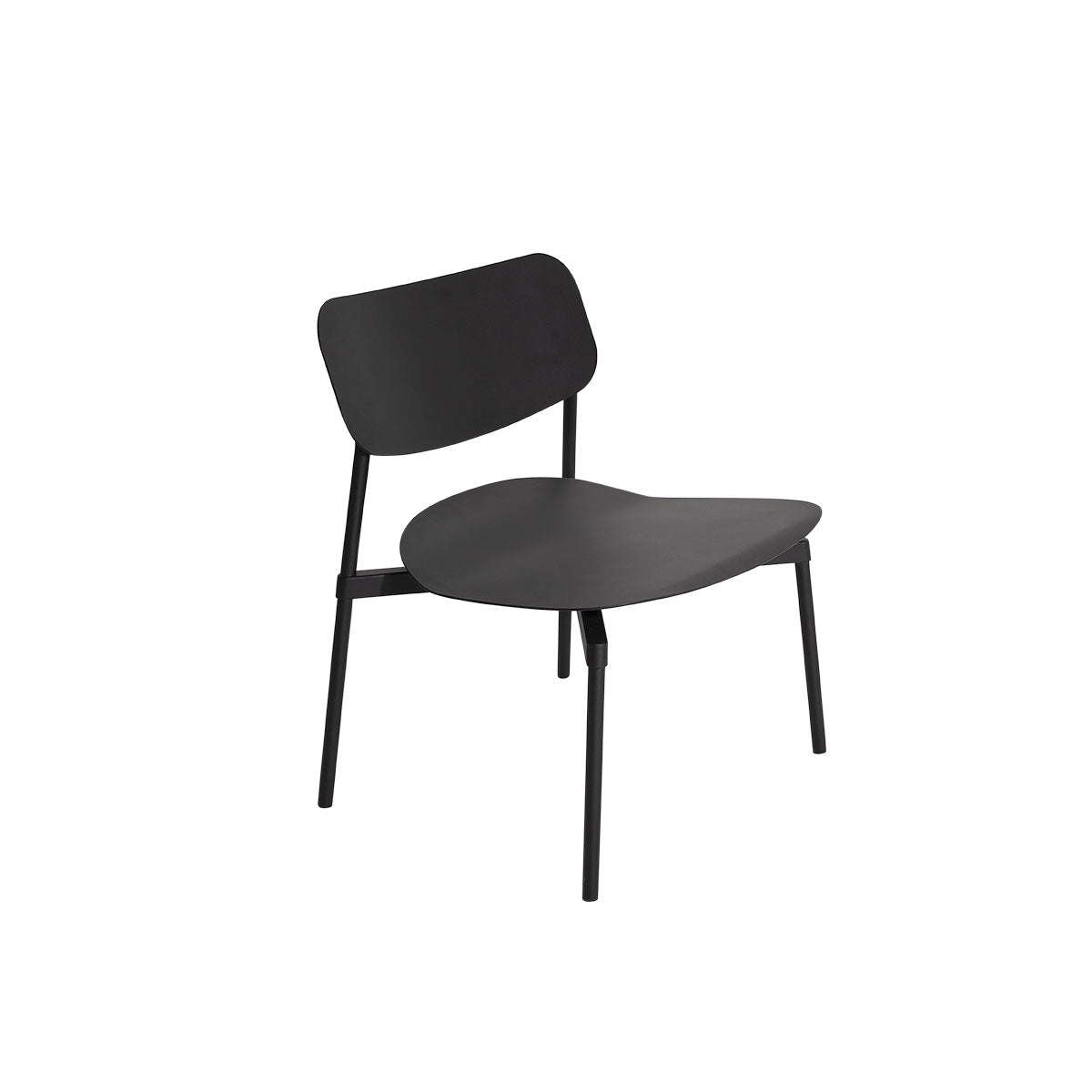 Petite Friture - Fromme Lounge Chair Nero - Taninihome.com