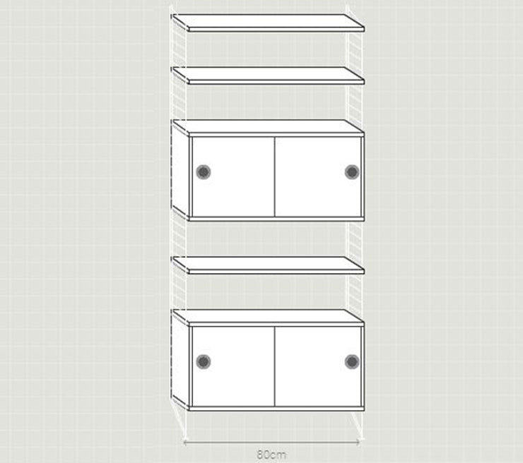 String - Composizione Ingresso Noce - Taninihome.com