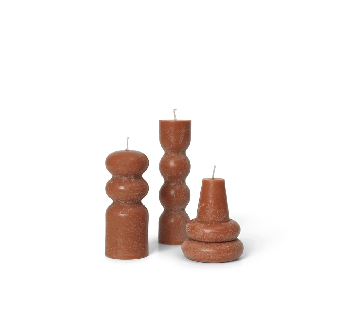 Ferm Living - Torno Candles - Amber - Taninihome.com