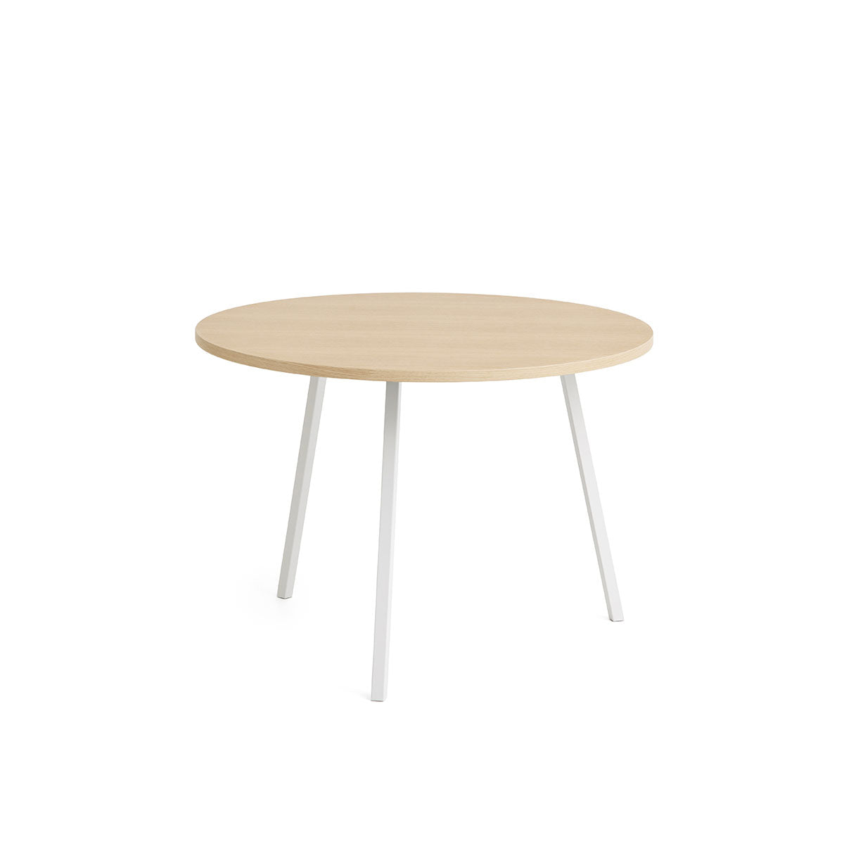 Hay - Loop Stand Round Table Ø105 cm Rovere Bianco - Taninihome.com