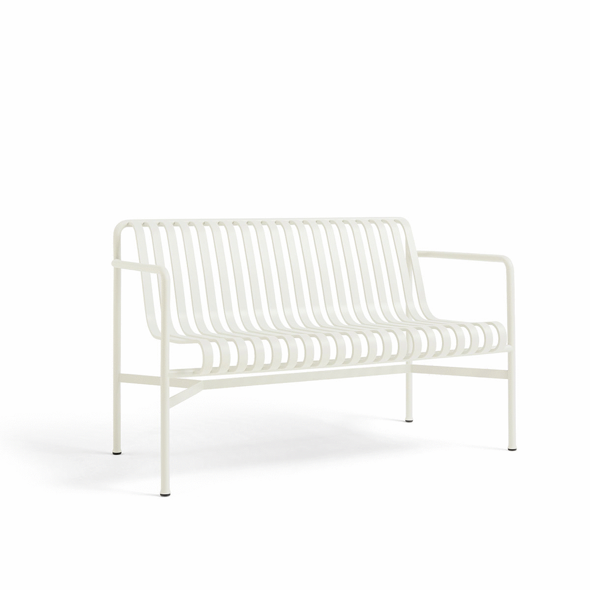 Hay - Palissade Dining Bench Bianco - Taninihome.com