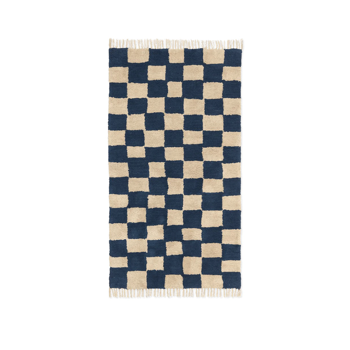 Ferm Living - Mara Washable Rug Blu - Taninihome.com