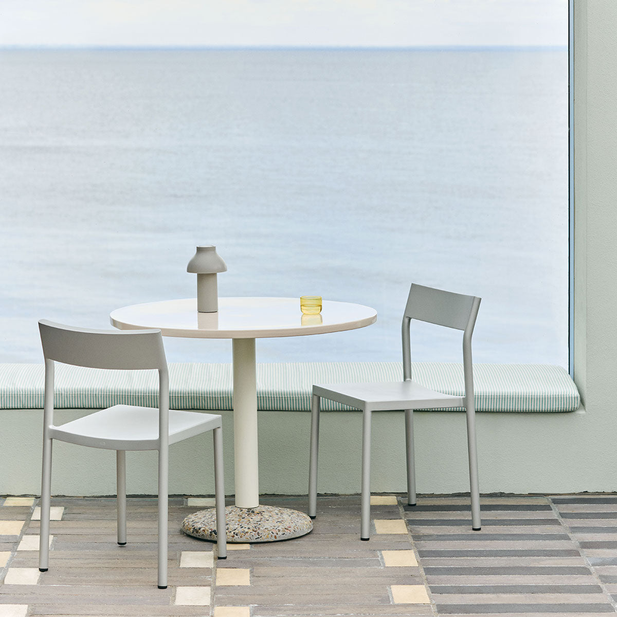 Hay - Ceramic Table Ø90 warm white - Taninihome.com