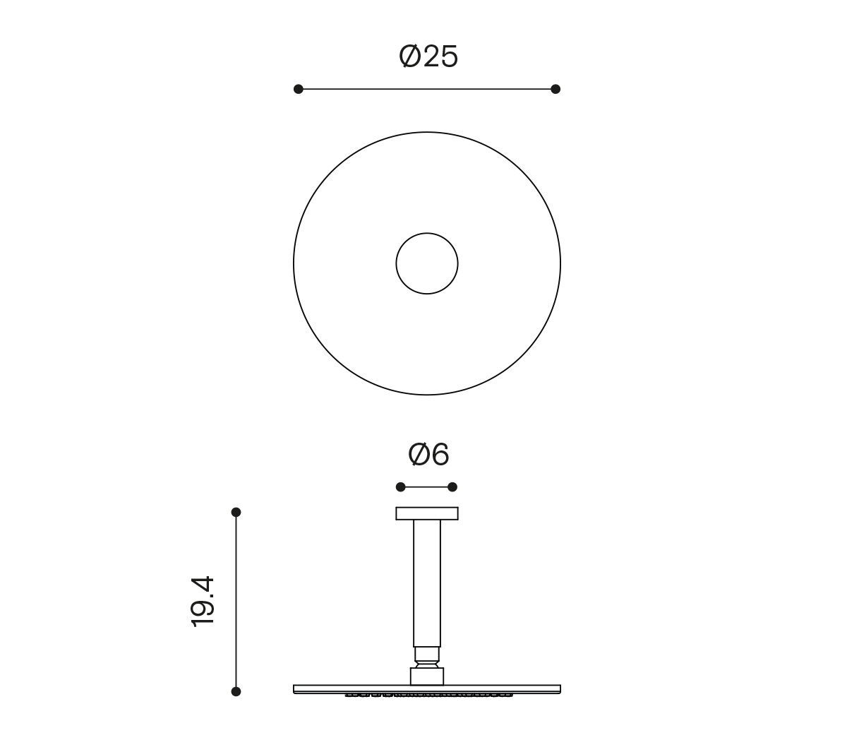 Ex.t - SO25 Shine nickel satinato - Taninihome.com