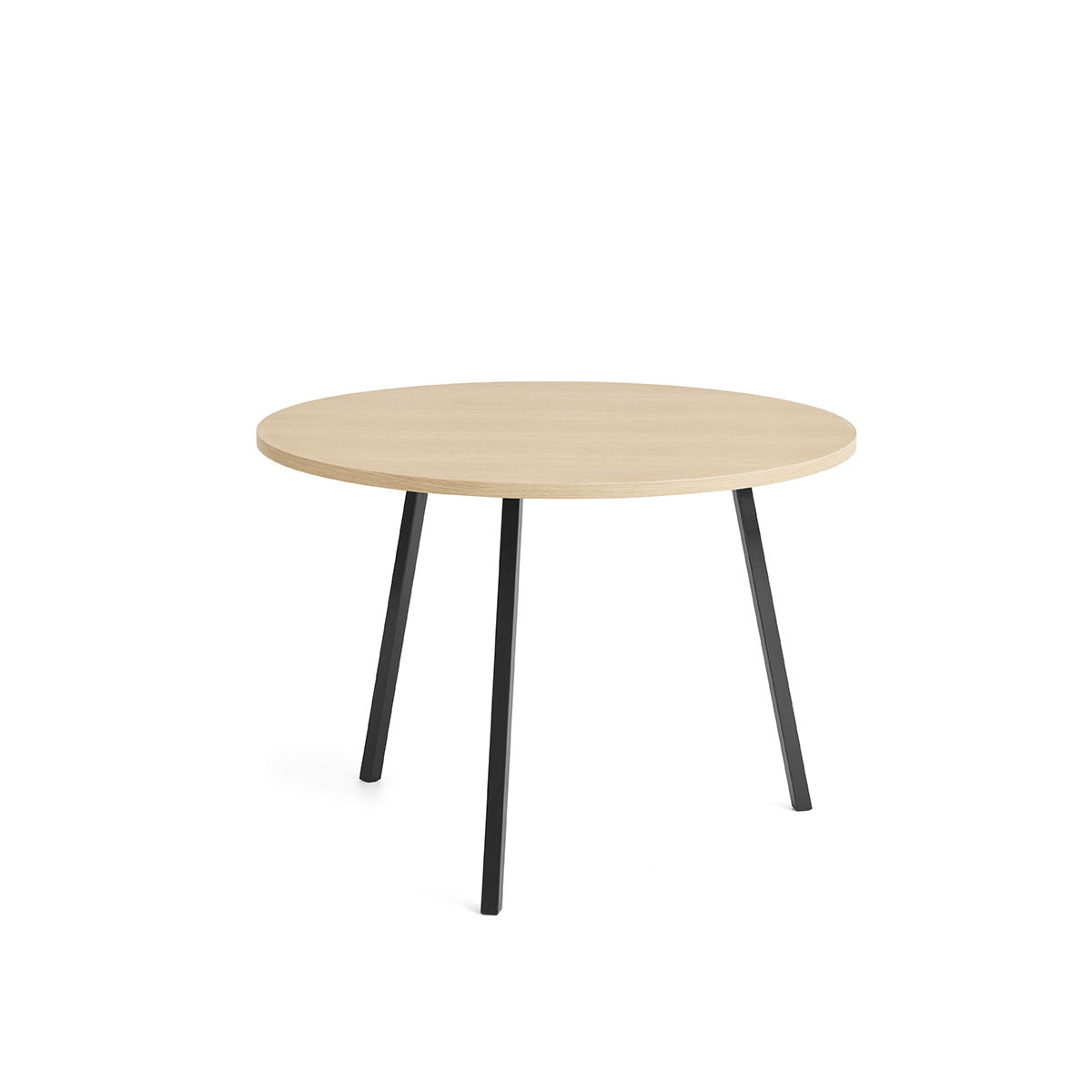 Hay - Loop Stand Round Table Ø105 cm Rovere nero - Taninihome.com