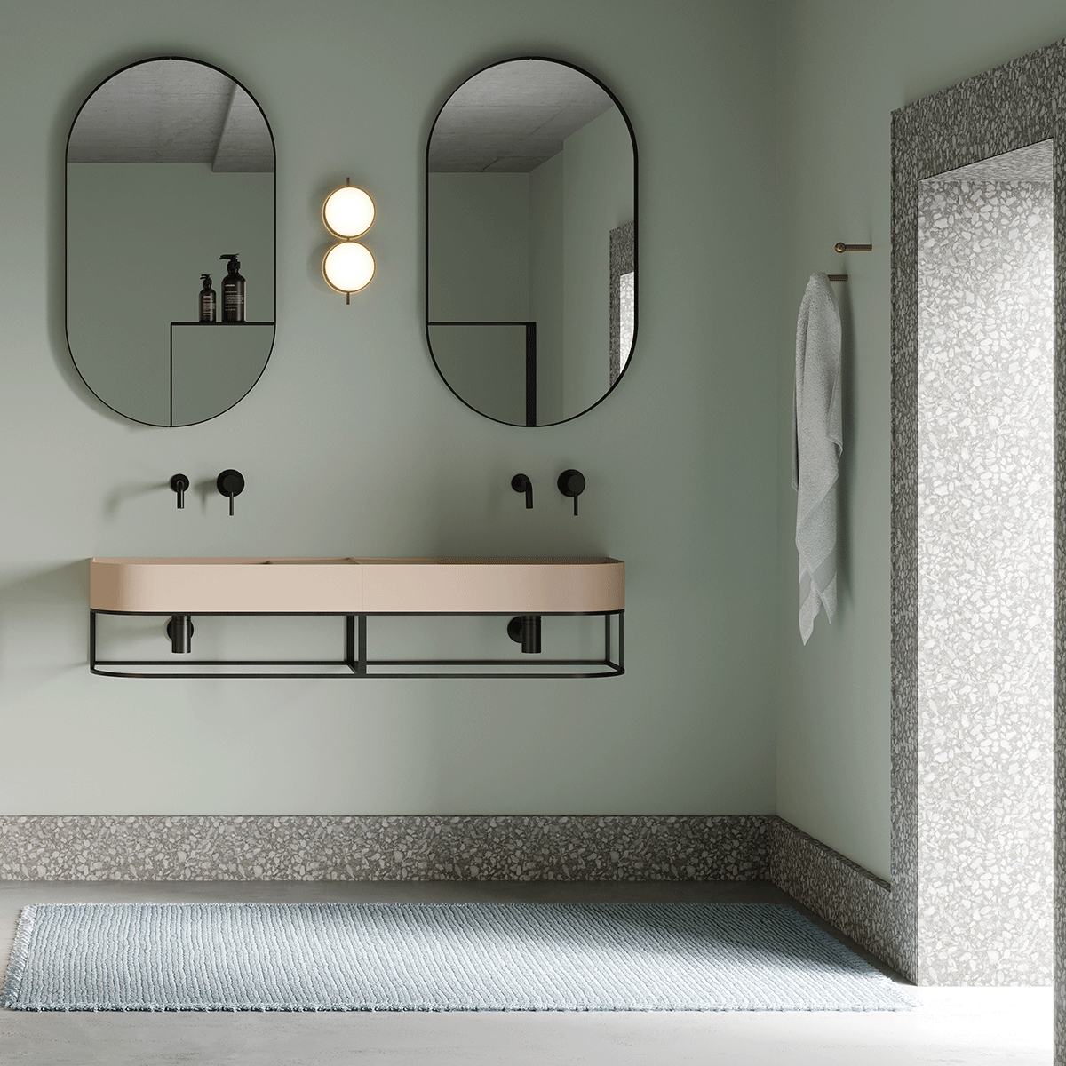 Ex.t - Nouveau Shelf Mirror - Taninihome.com