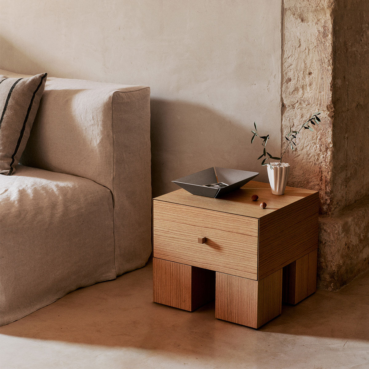 Ferm Living - Kuben Bedside Table - Taninihome.com