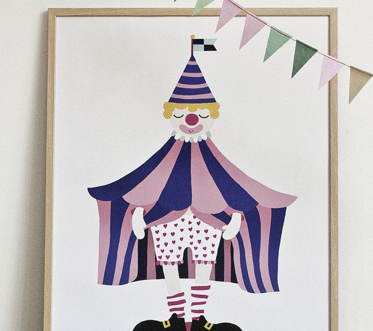 Michelle Carlslund - The Clown - big poster - Taninihome.com