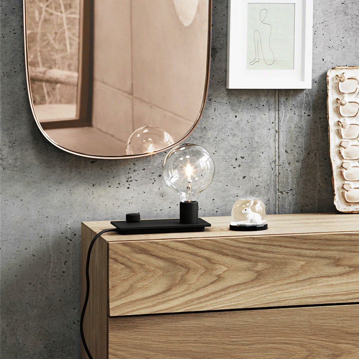 Muuto - Control Table Lamp black - Taninihome.com