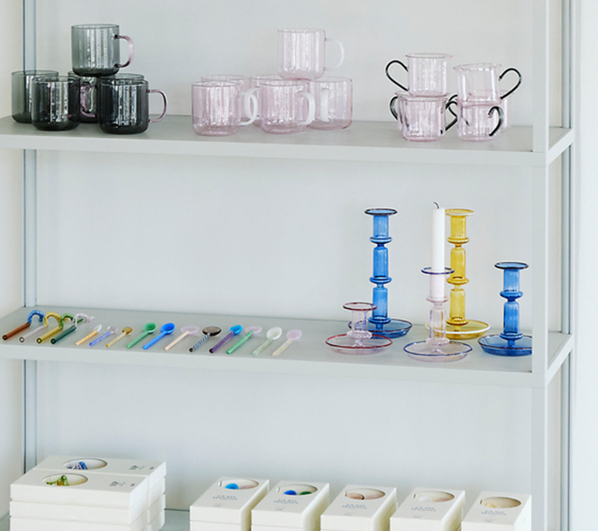 Hay - Flare Tall Rainbow pink green yellow - Taninihome.com