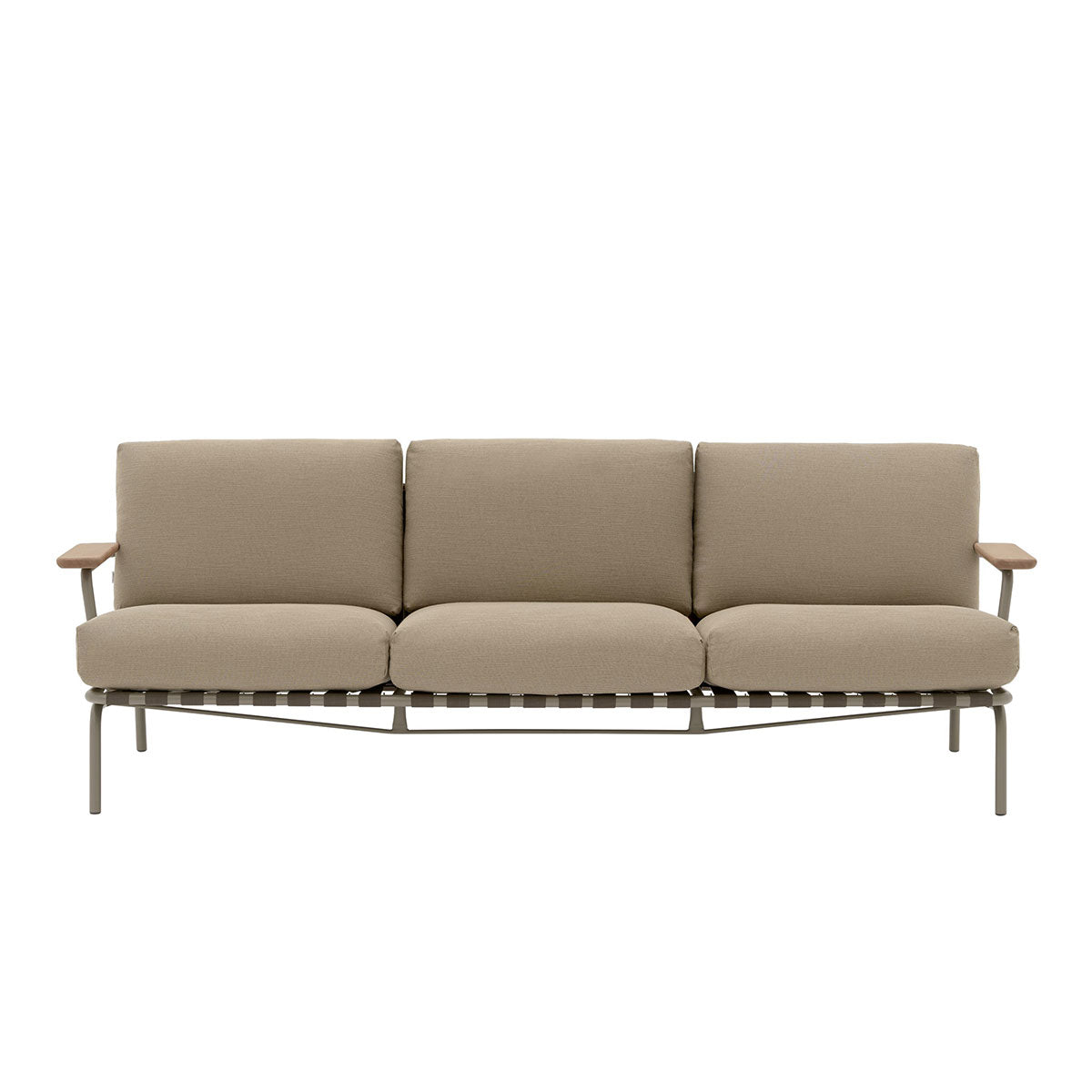 Muuto - Settle Outdoor Sofa 3 seater Ribbed Weave 5 - Taninihome.com