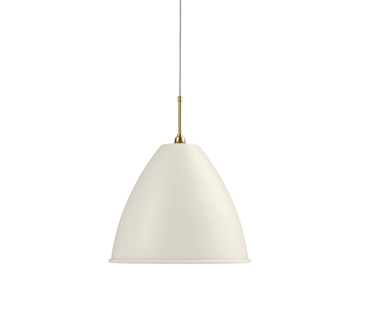 Gubi - Bestlite BL9 Pendant L: Ø40 cm Bianco-Ottone - Taninihome.com