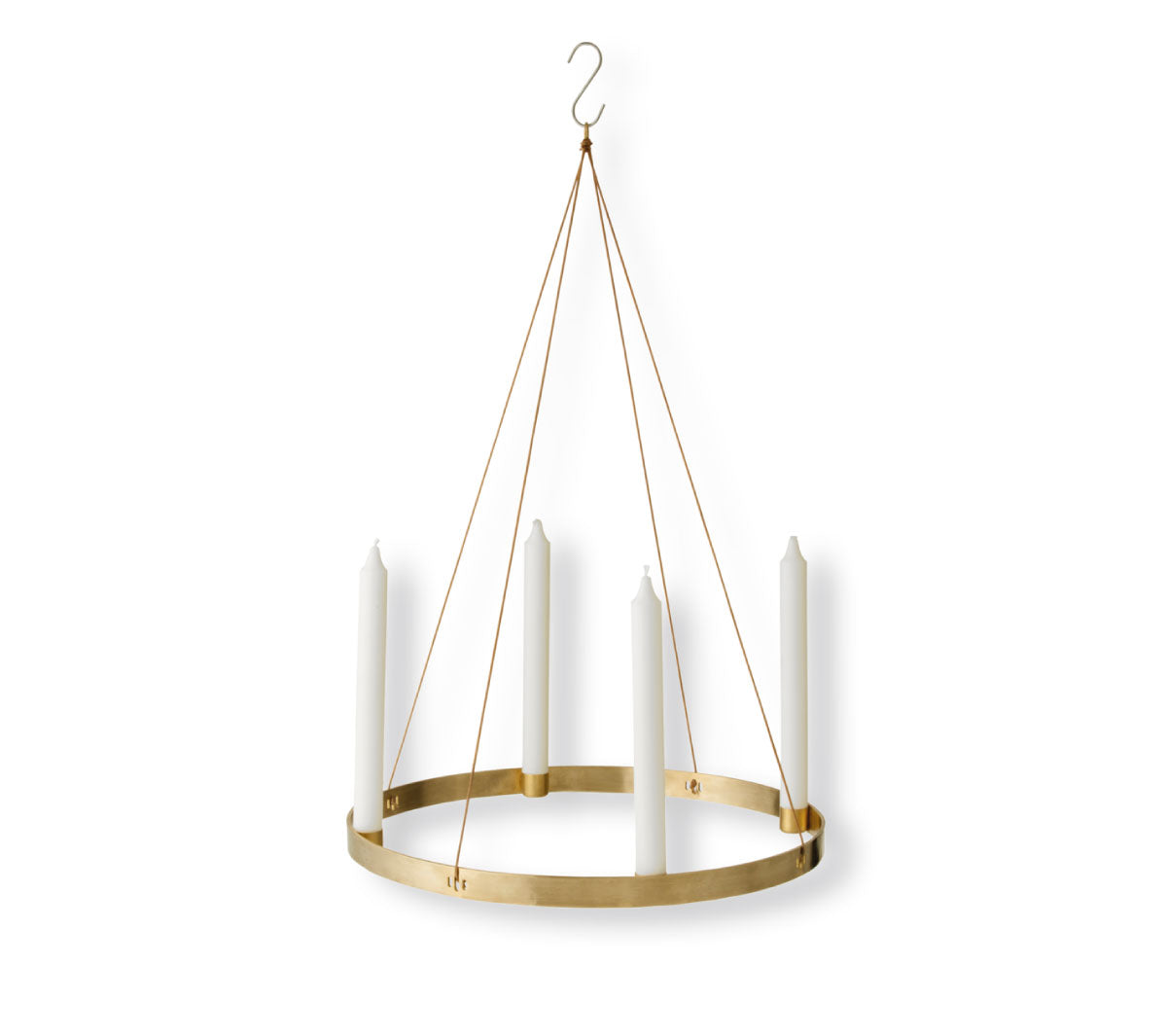 Ferm Living - Candle Holder Circle - Brass - Taninihome.com