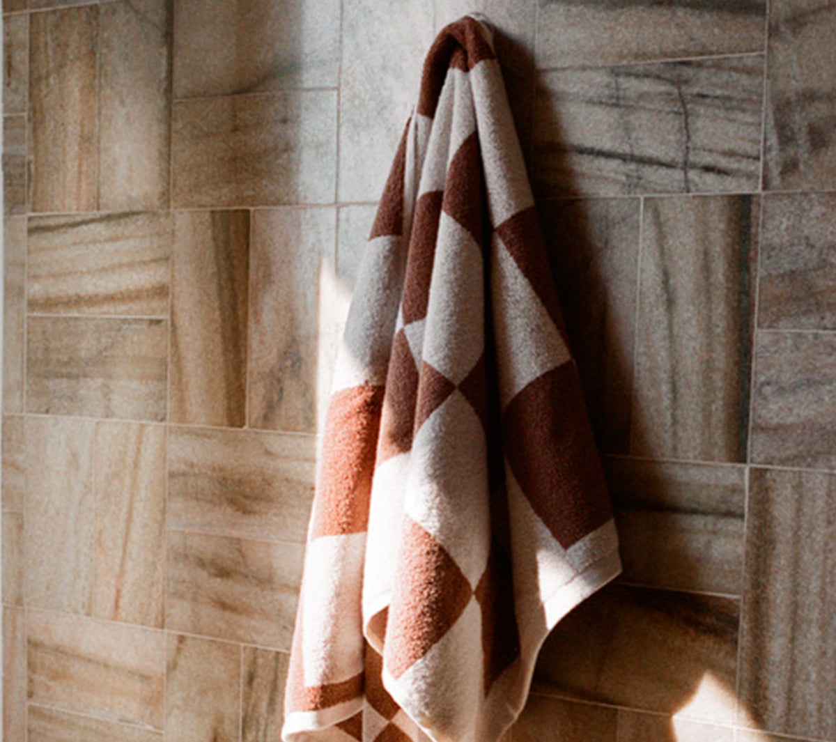 Hay - Check Hand Towel cappuccino - Taninihome.com