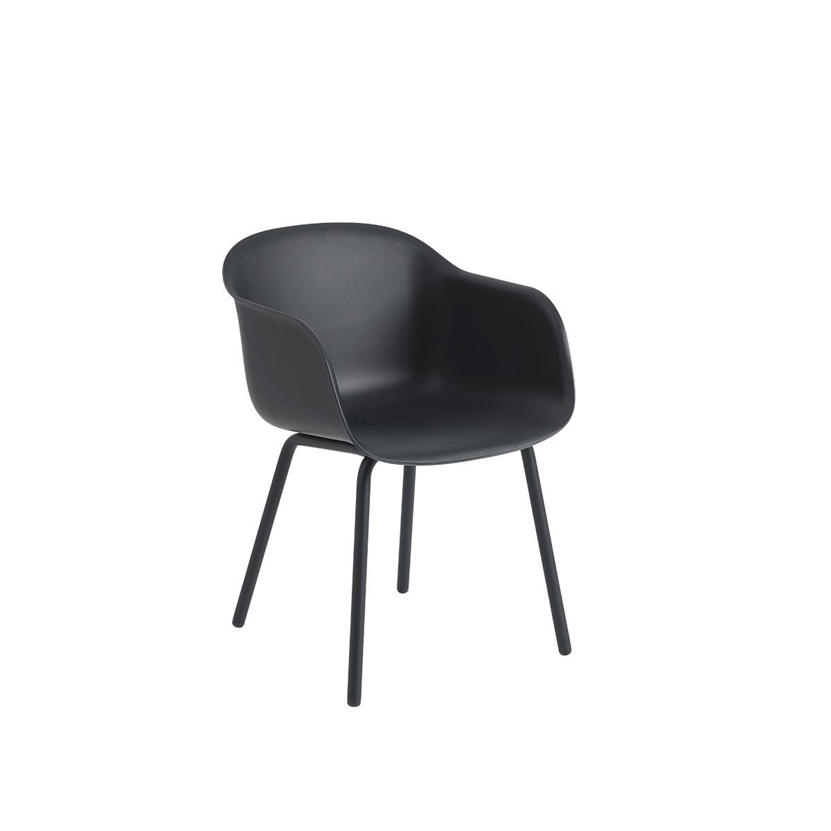 Muuto - Fiber Outdoor Armhair Antracite - Taninihome.com