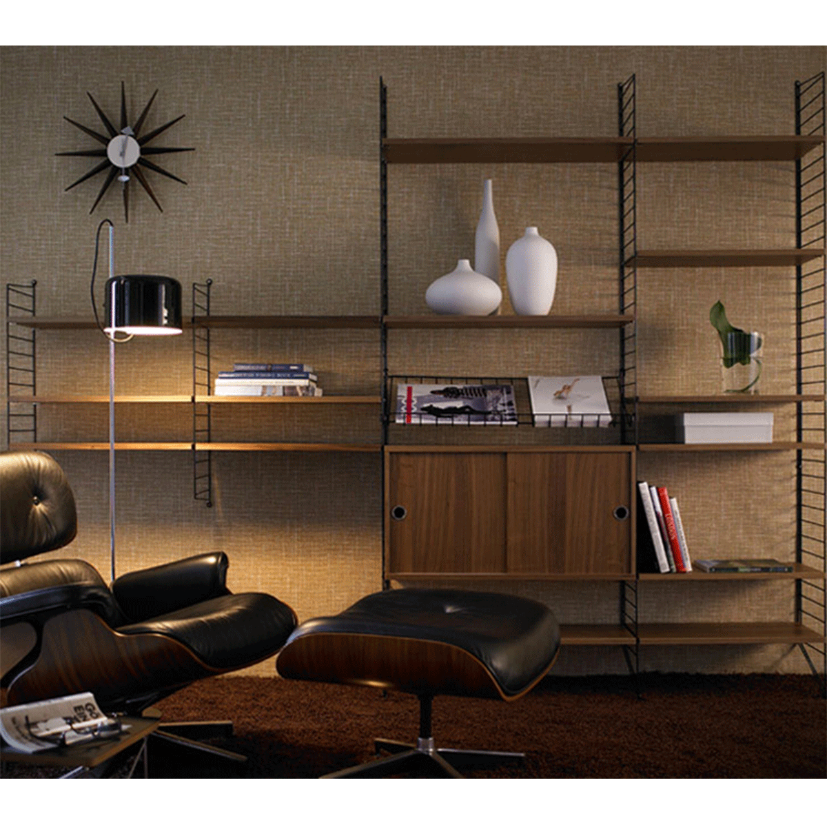  Librerie e sistemi  - Composizione Walnut - Taninihome.com