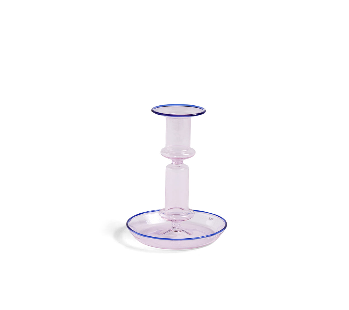  - Flare medium pink with blue rim - Taninihome.com