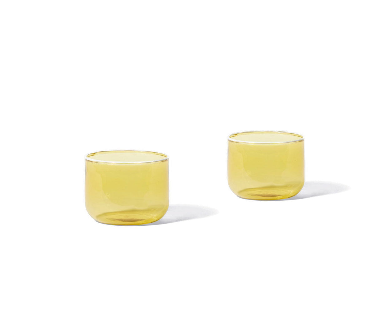  Accessori da cucina  - Tint glass yellow with white rim - Taninihome.com