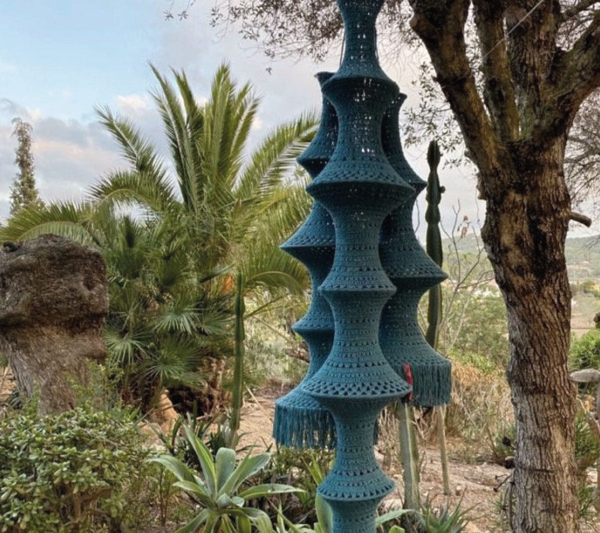 Elpelut - Fishermanslamp Multicolor Ocre/Mandel/Cognac 6-rings - Taninihome.com