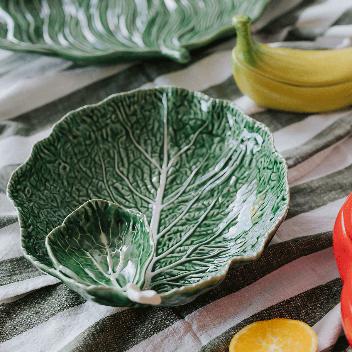  Accessori da cucina  - Cabbage leaf with bowl 34 natural - Taninihome.com