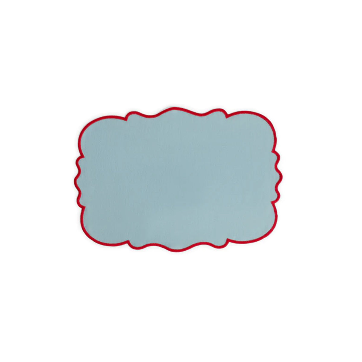 Set 4 scalloped placemats