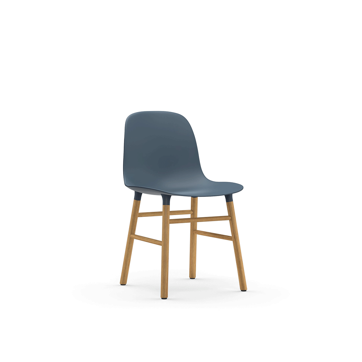 Normann Copenhagen - Form Chair wood Blu Noce - Taninihome.com