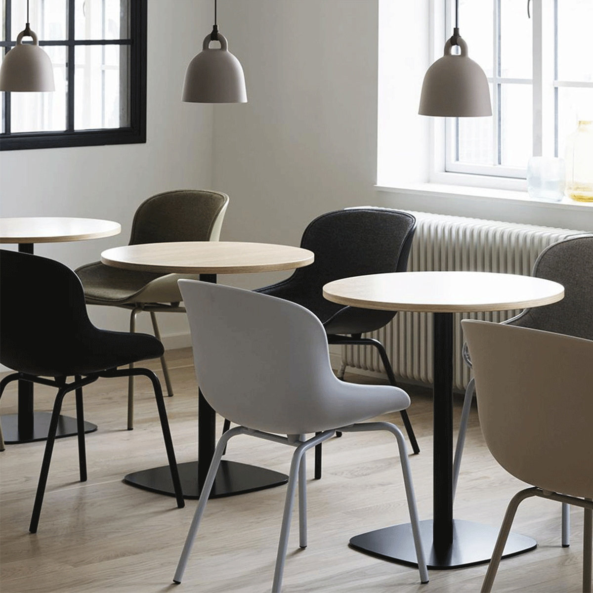 Normann Copenhagen - HYG CHAIR STEEL Bianco - Taninihome.com