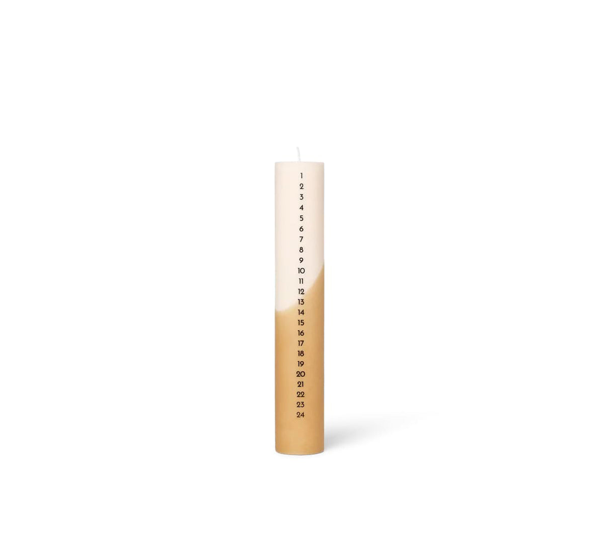 Ferm Living - Advent Calendar Candle - Straw - Taninihome.com