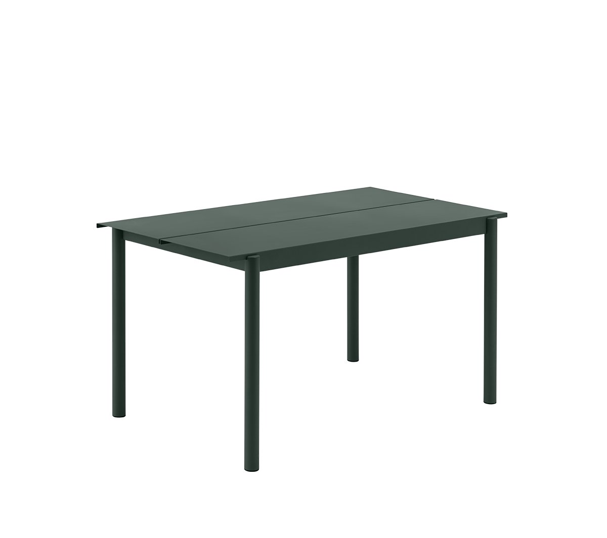 Muuto - Linear Steel Table 140 Verde Scuro - Taninihome.com