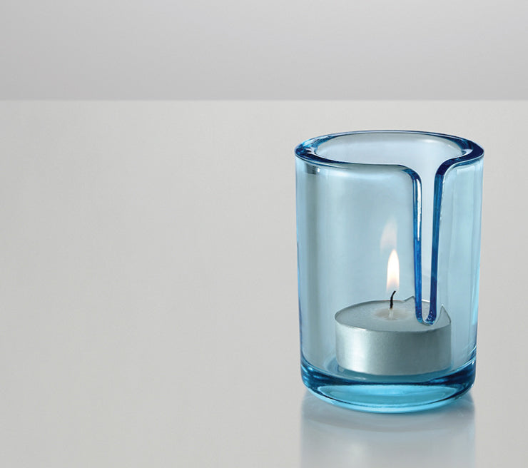  Accessori living  - Match tealight holder blue - Taninihome.com