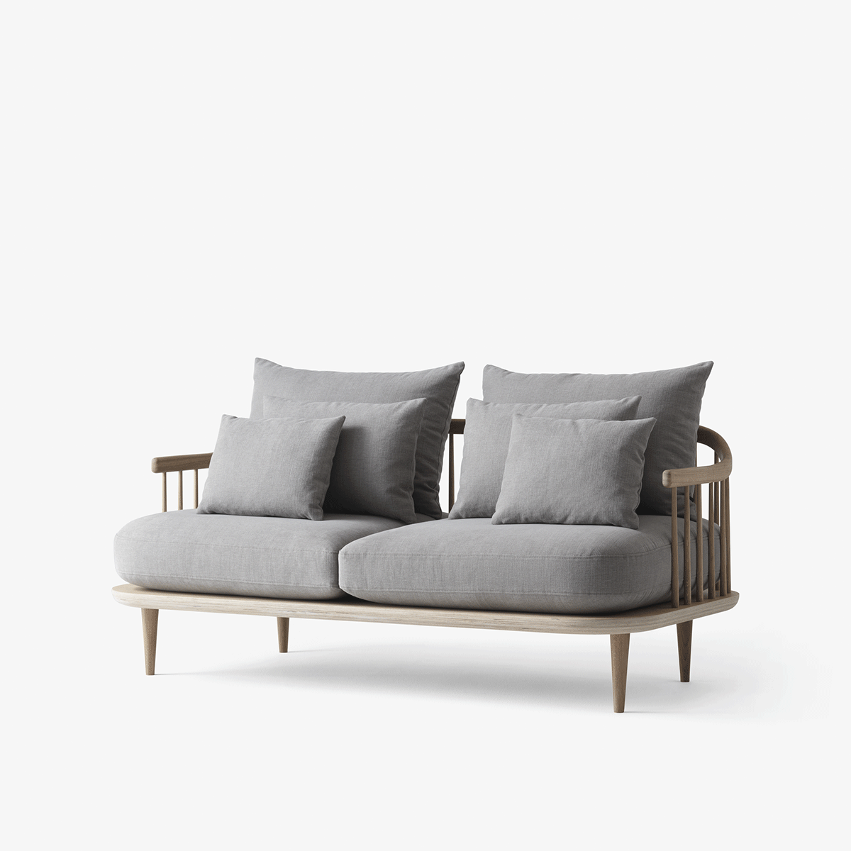 &Tradition - Fly Sofa SC2 Rovere Oliato Hot Madison 94 - Taninihome.com