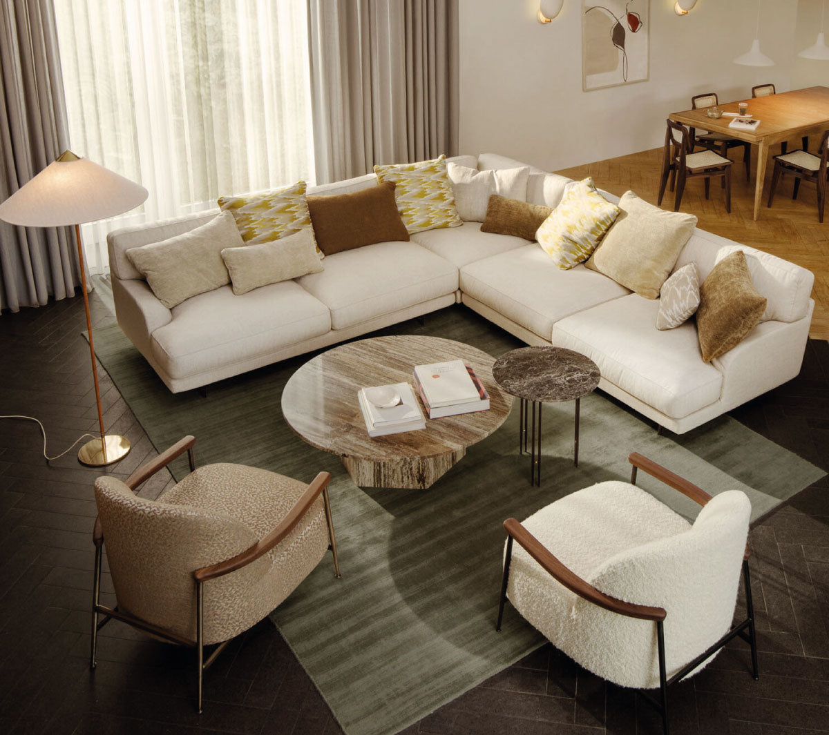  Divani  - Flaneur 3 seater - Taninihome.com